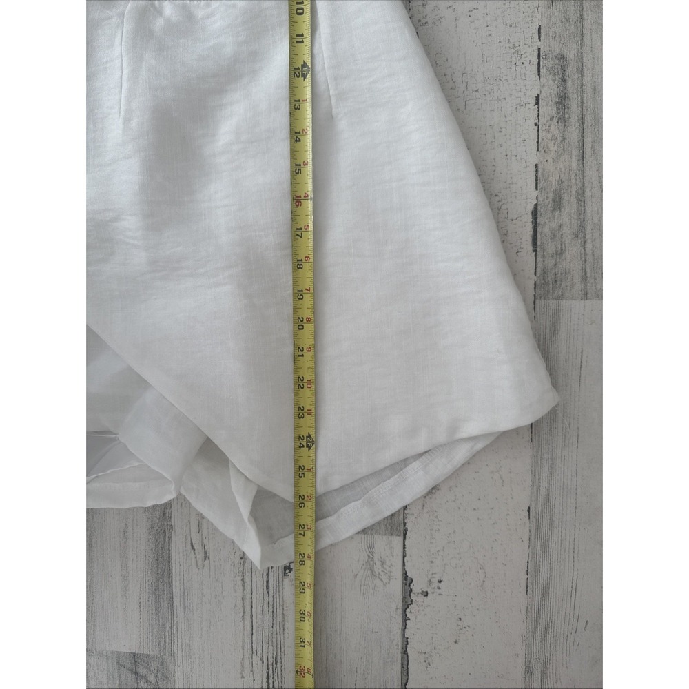 Here Comes The Sun‎ Strapless Romper Medium Women's White Tie back - Picture 9 of 12